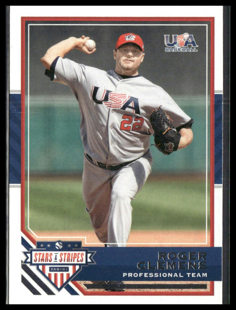Roger Clemens #100 2017 Panini Stars & Stripes USA Baseball