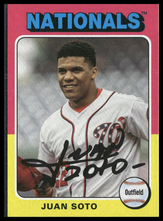 Juan Soto #119 2019 Topps Archives Washington Nationals