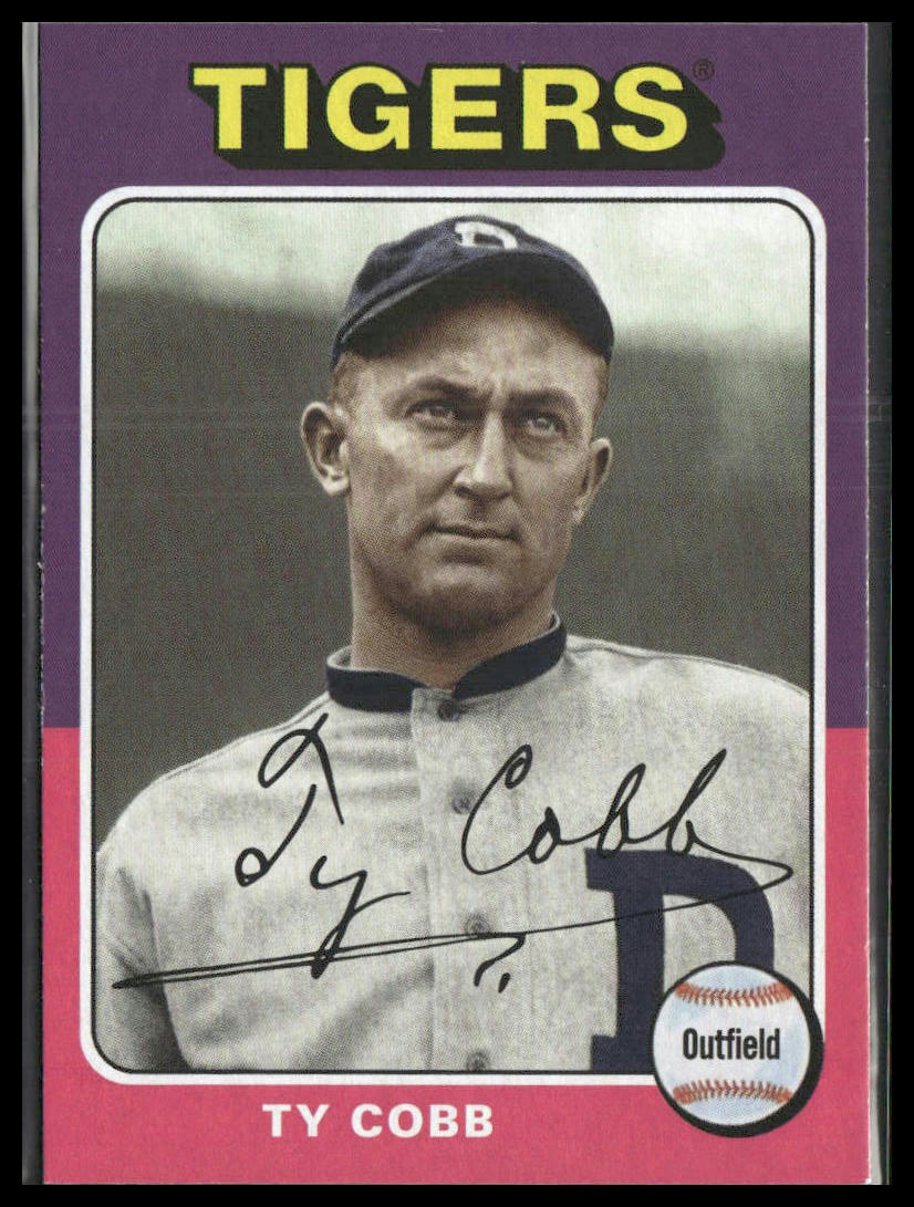 Ty Cobb #136 2019 Topps Archives Detroit Tigers
