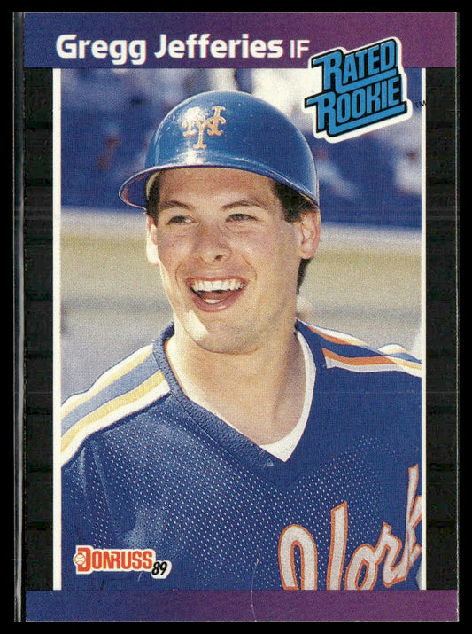 Gregg Jefferies #35 1989 Donruss New York Mets