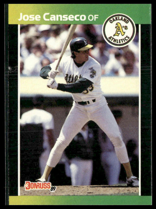 Jose Canseco #91 1989 Donruss Oakland Athletics