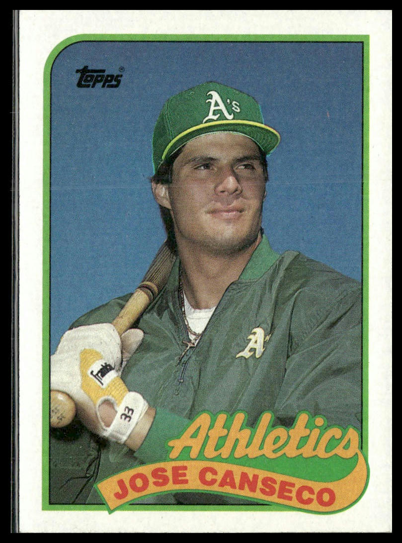 Jose Canseco #500 1989 Topps Oakland Athletics
