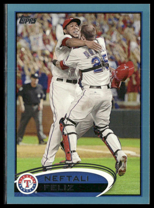 Neftali Feliz #611 2012 Topps Blue Texas Rangers