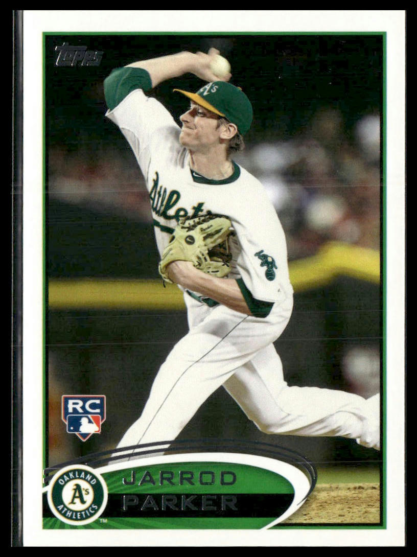 Jarrod Parker #418 Rookie 2012 Topps Oakland Athletics