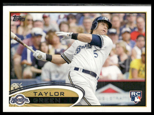 Taylor Green #390 Rookie 2012 Topps Milwaukee Brewers