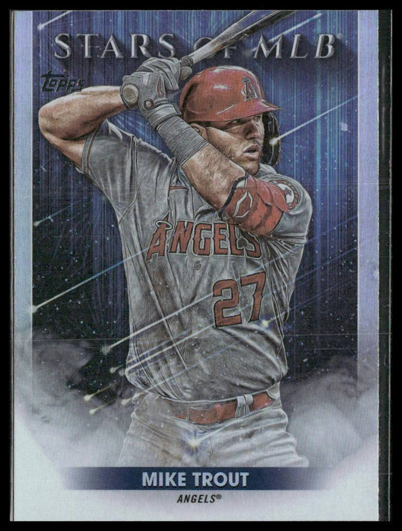 Mike Trout #SMLB-1 2022 Topps Stars of MLB Los Angeles Angels