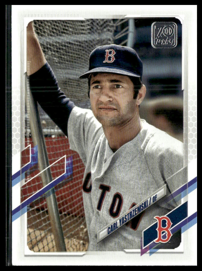 Carl Yastrzemski #568 2021 Topps Boston Red Sox Legend Variation SP