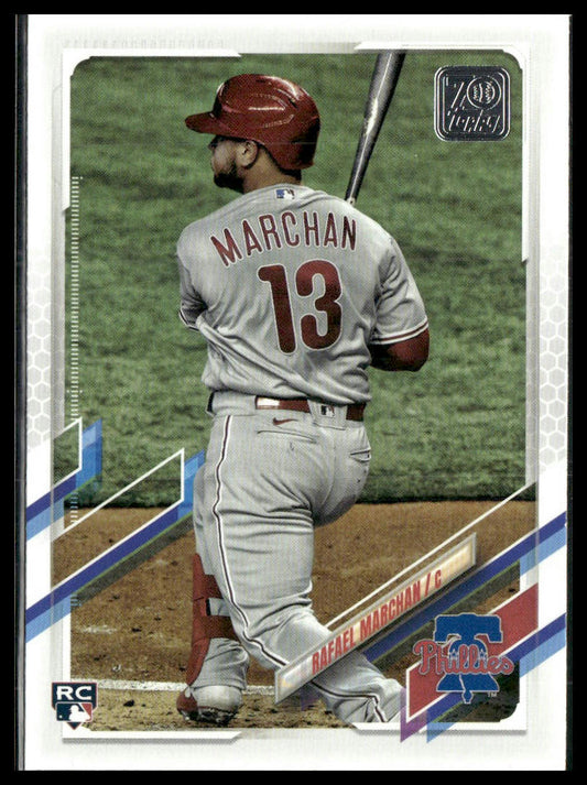Rafael Marchan #622 Rookie 2021 Topps Philadelphia Phillies Image Variation