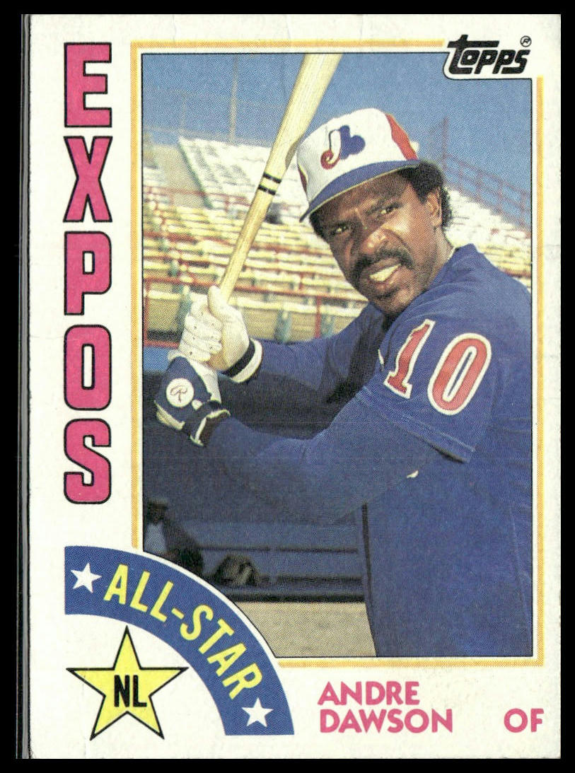 Andre Dawson #392 1984 Topps Montreal Expos