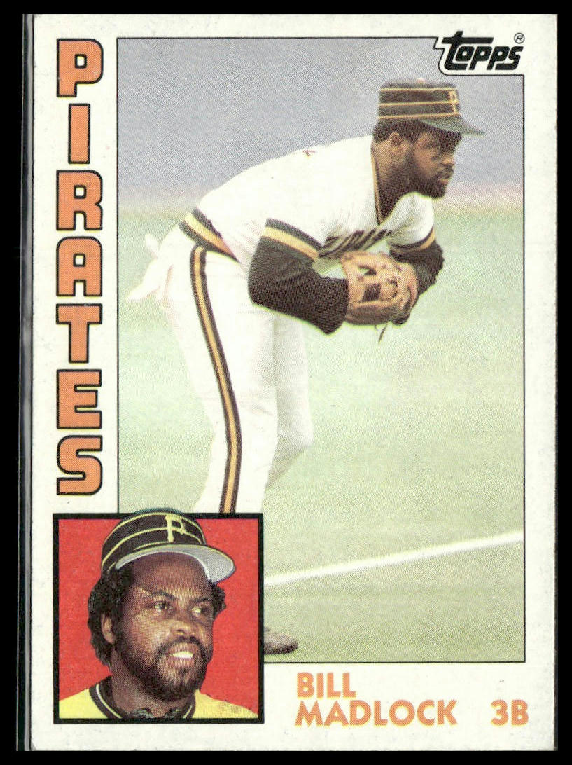 Bill Madlock #250 1984 Topps Pittsburgh Pirates