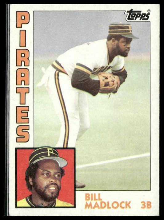 Bill Madlock #250 1984 Topps Pittsburgh Pirates