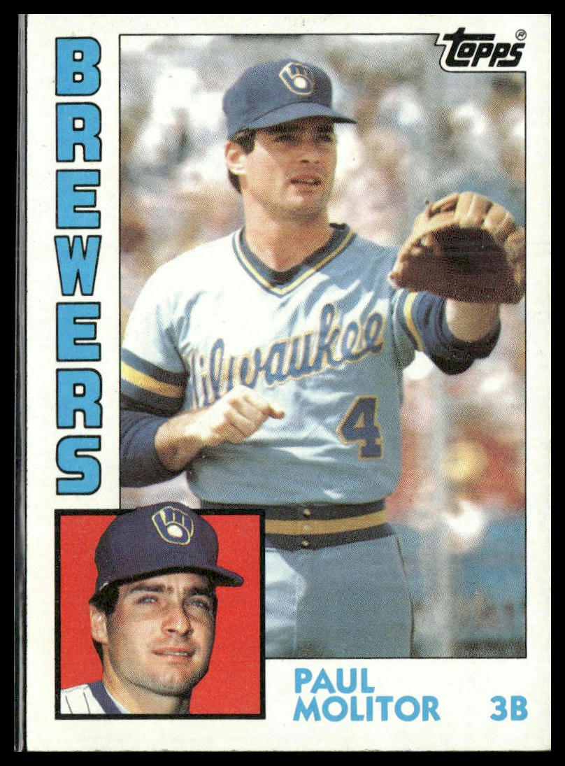 Paul Molitor #60 1984 Topps Milwaukee Brewers