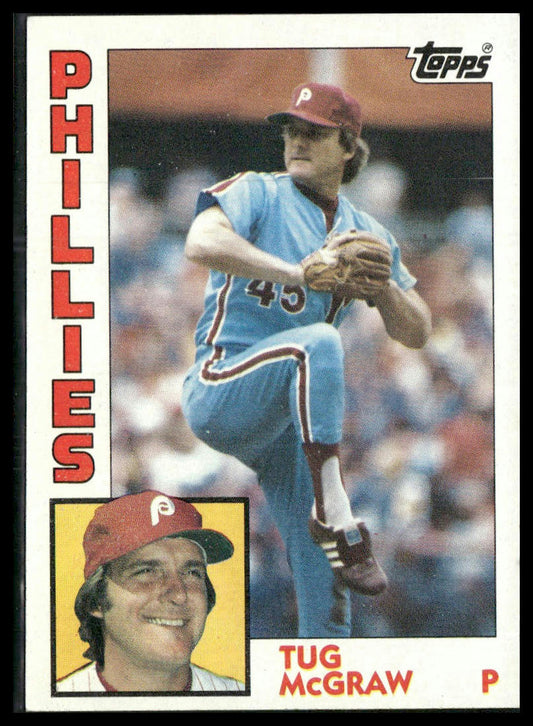 Tug McGraw #728 1984 Topps Philadelphia Phillies