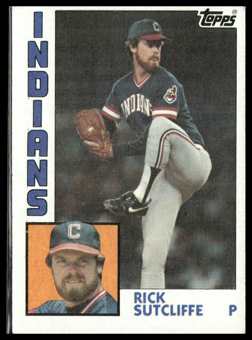 Rick Sutcliffe #245 1984 Topps Cleveland Indians