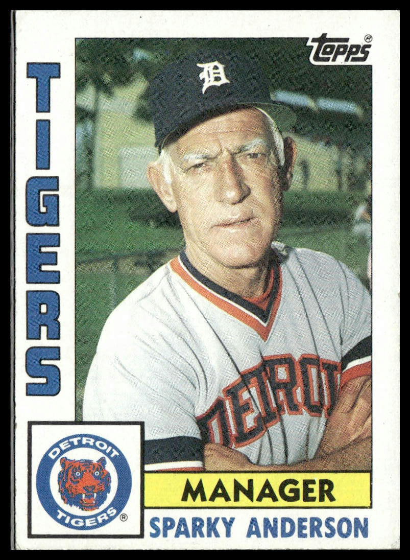 Sparky Anderson #259 1984 Topps Detroit Tigers