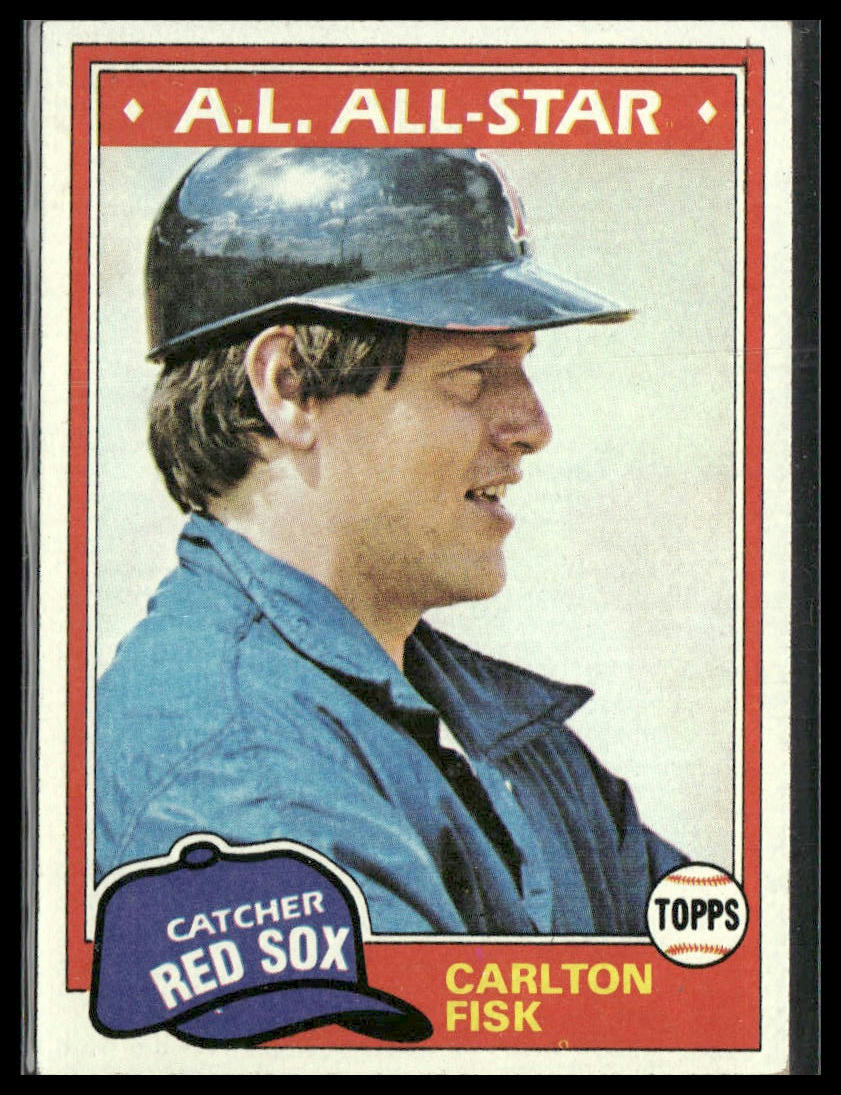 Carlton Fisk #480 1981 Topps Boston Red Sox