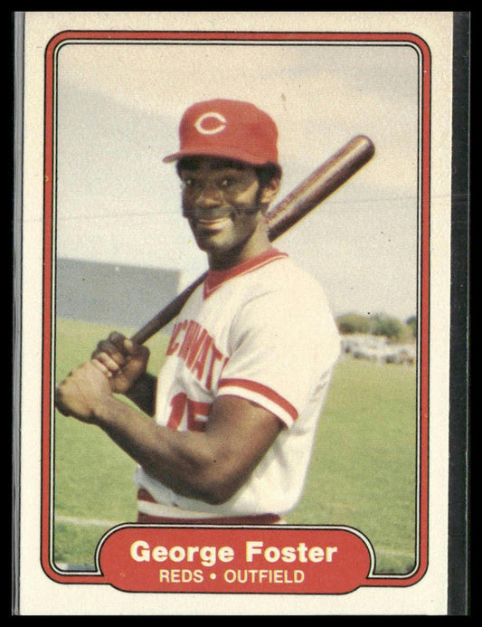 George Foster #66 1982 Fleer Cincinnati Reds