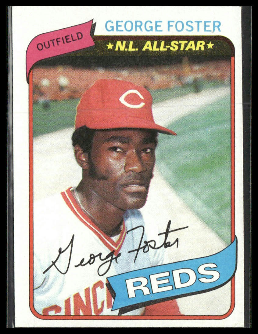 George Foster #400 1980 Topps Cincinnati Reds