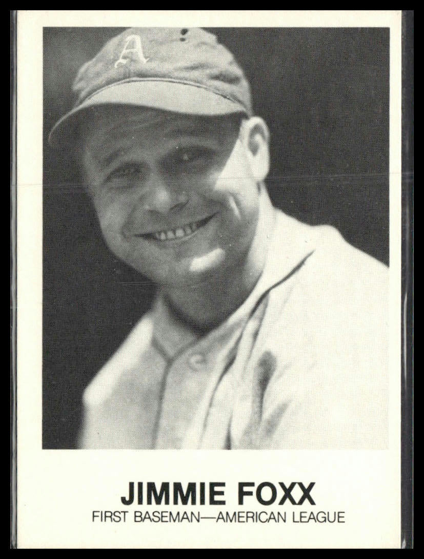 Jimmie Foxx #184 1977-84 Galasso Glossy Greats Philadelphia Athletics