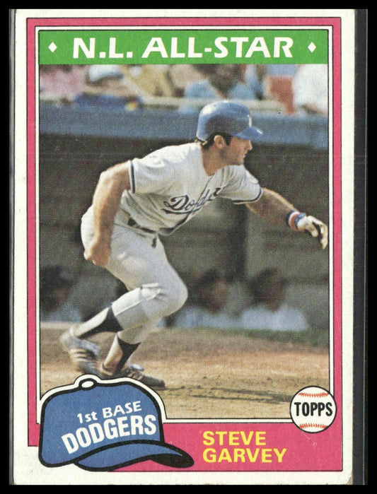 Steve Garvey #530 1981 Topps Los Angeles Dodgers