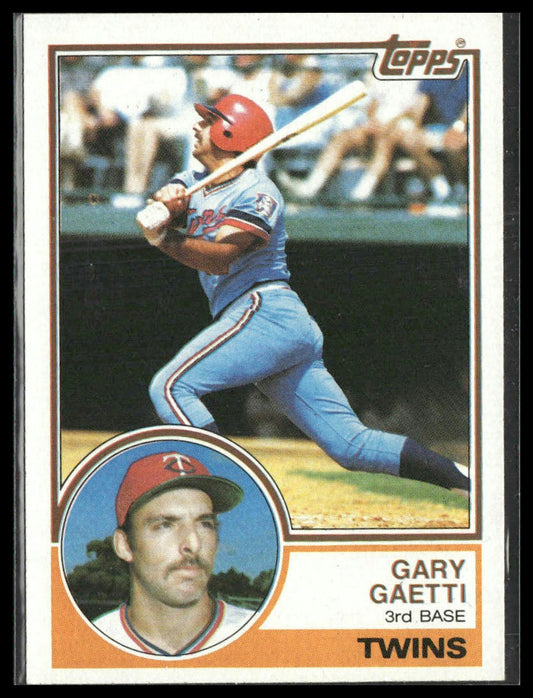 Gary Gaetti #431 Rookie 1983 Topps Minnesota Twins