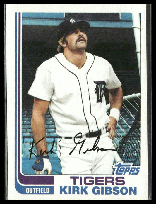 Kirk Gibson #105 1982 Topps Detroit Tigers