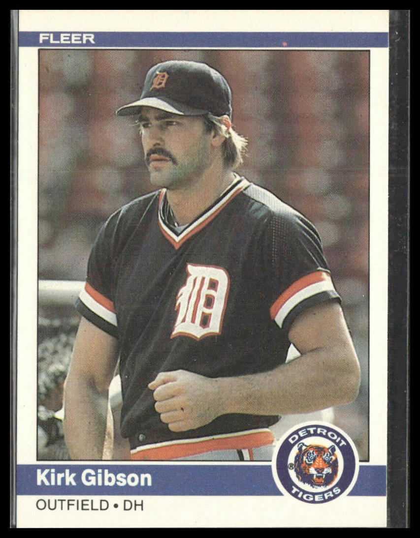 Kirk Gibson #80 1984 Fleer Detroit Tigers