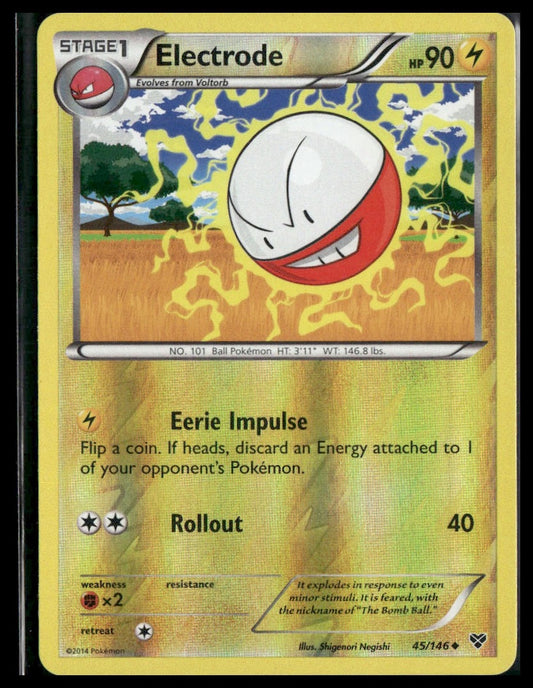 Electrode #45/146 Reverse Holo XY Base Set VLP