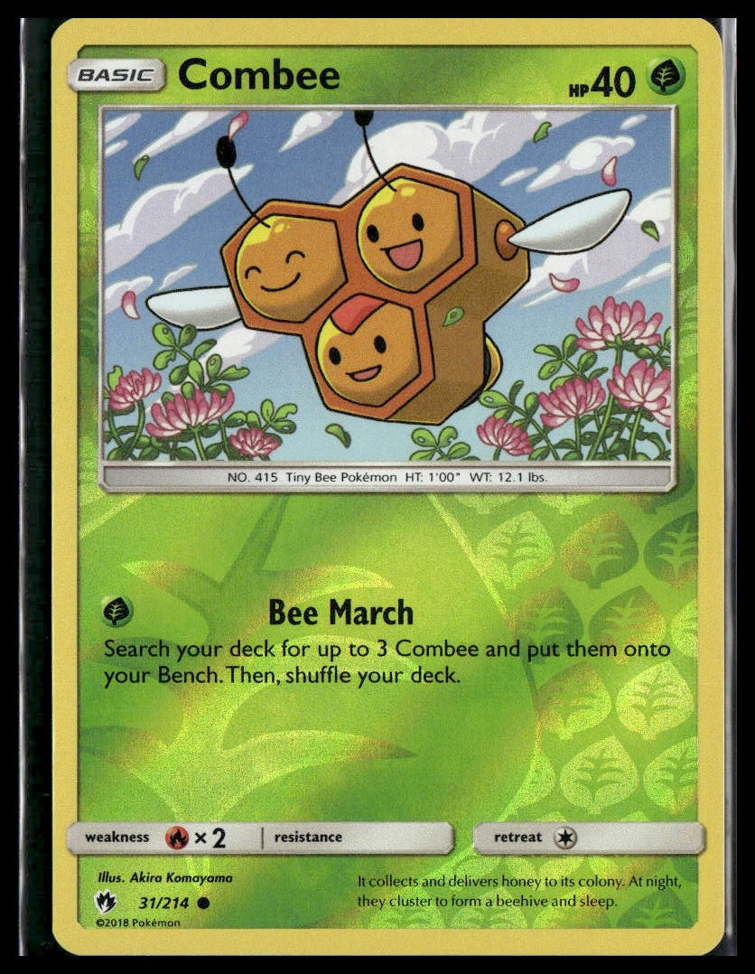 Combee #31/214 Reverse Holo SM - Lost Thunder LP