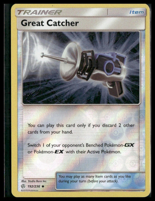 Great Catcher #192/236 Reverse Holo SM - Cosmic Eclipse LP