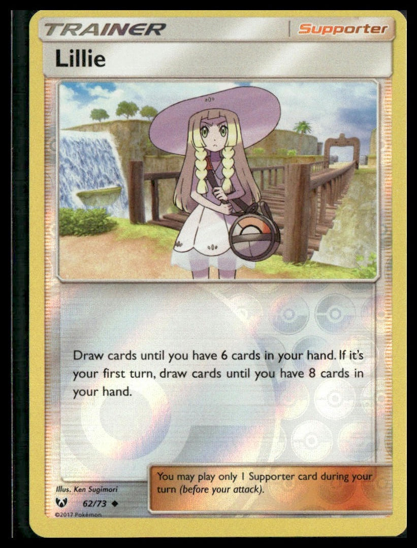 Lillie #62/73 Reverse Holo Shining Legends LP