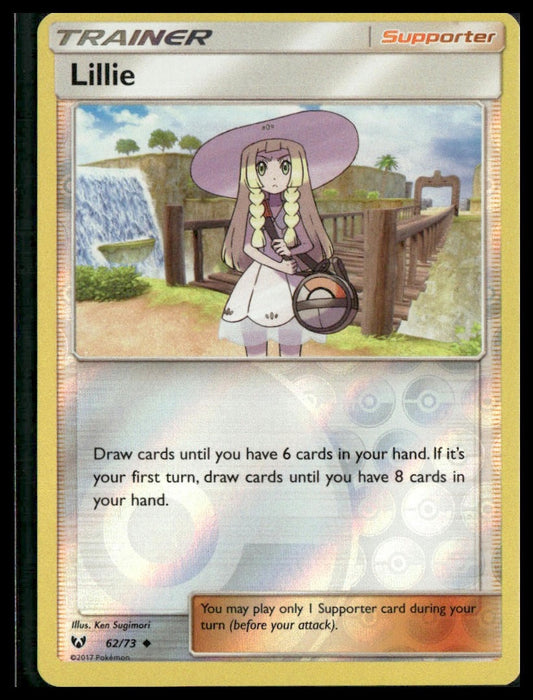 Lillie #62/73 Reverse Holo Shining Legends LP