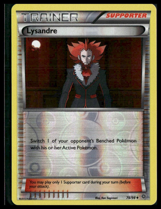 Lysandre #78/98 Reverse Holo XY - Ancient Origins VLP