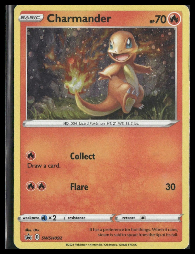 Charmander #SWSH092 Sword & Shield Promo Cards MP
