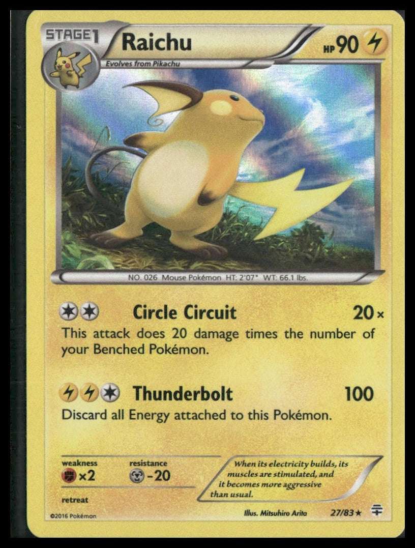 Raichu #27/83 Generations LP