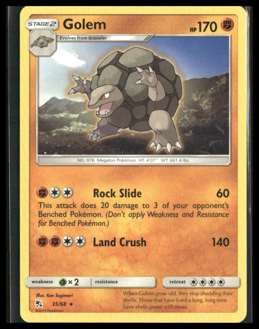 Golem #35/68 Hidden Fates LP