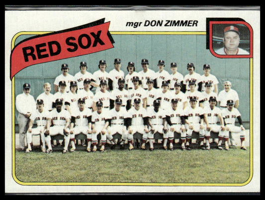 Boston Red Sox / Don Zimmer #689 1980 Topps Boston Red Sox