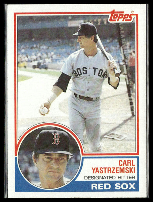 Carl Yastrzemski #550 1983 Topps Boston Red Sox