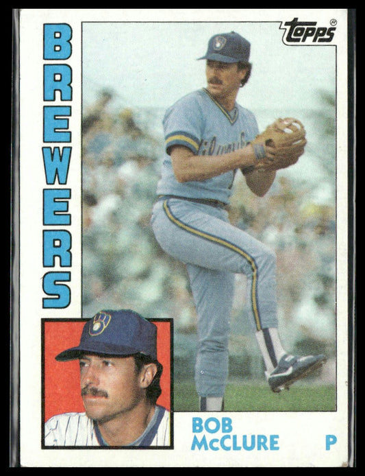 Bob McClure #582 1984 Topps Milwaukee Brewers