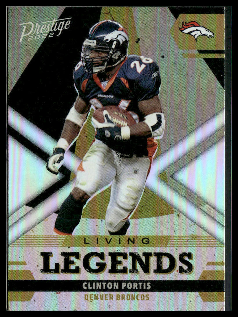 Clinton Portis #LL-29 2022 Panini Prestige Living Legends Denver Broncos