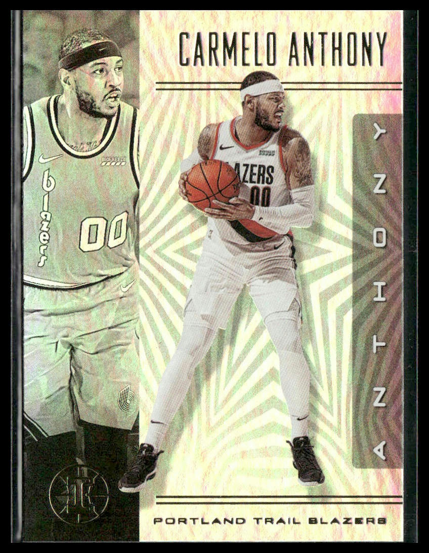 Carmelo Anthony #108 2019-20 Panini Illusions Portland Trail Blazers