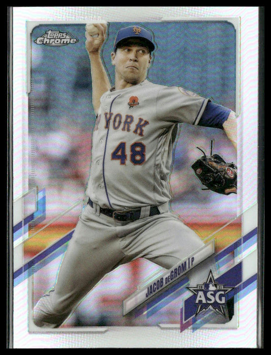 Jacob deGrom #ASG-10 2021 Topps Chrome Update 2021 All-Star Game New York Mets