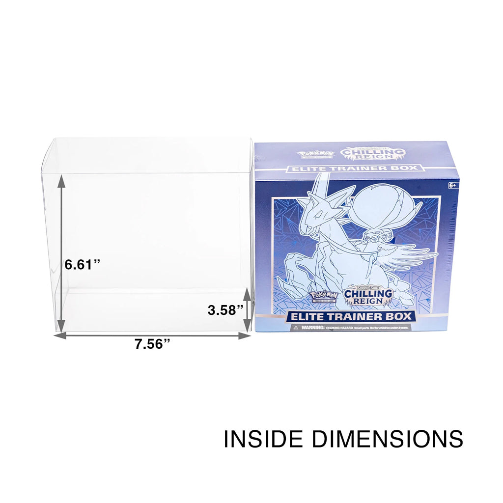 Platinum Protectors for Pokemon ETB Elite Trainer Boxes - UV & Scratch-Resistant