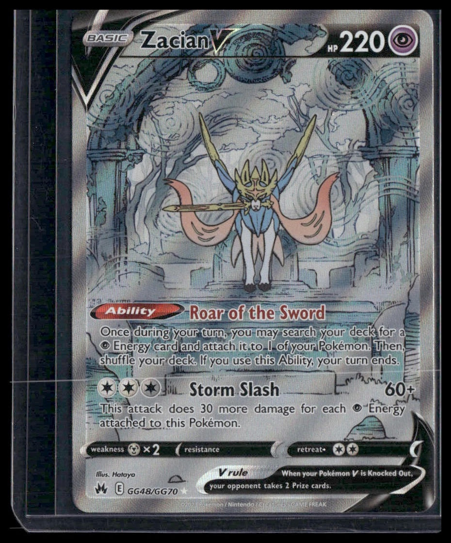Zacian V #GG48/GG70 Crown Zenith: Galarian Gallery NM