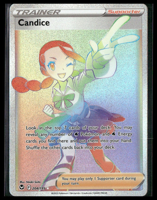 Candice (Secret) #204/195 Silver Tempest NM