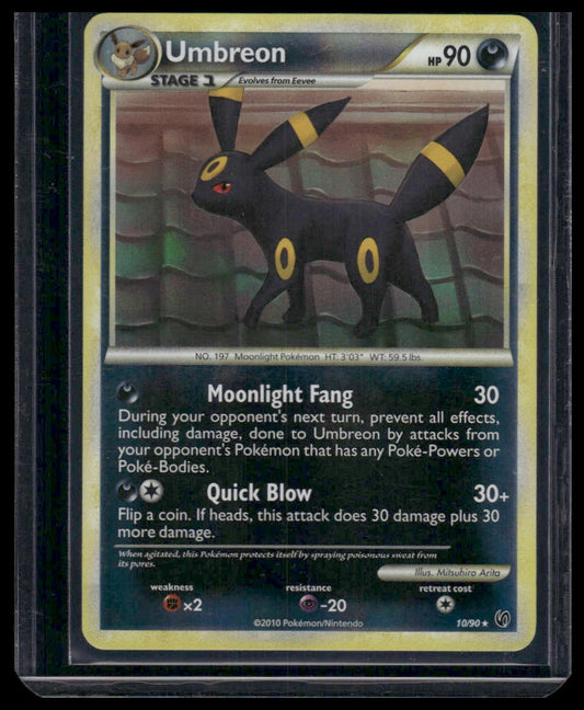 Umbreon #10/90 Reverse Holo Undaunted MP