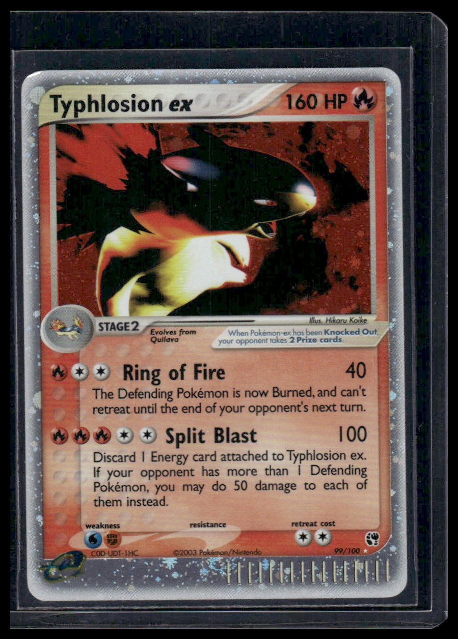 Typhlosion ex #99/100 Holo Sandstorm LP