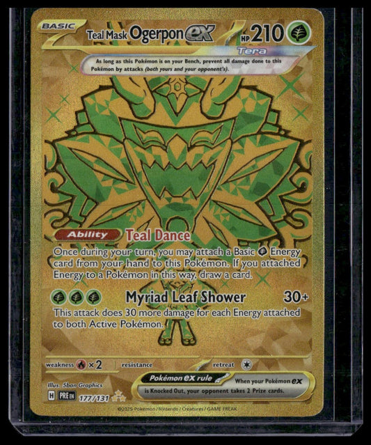 Teal Mask Ogerpon ex #177/131 Prismatic Evolutions VLP