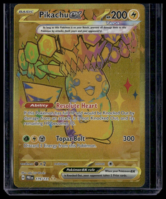 Pikachu ex #179/131 Prismatic Evolutions VLP