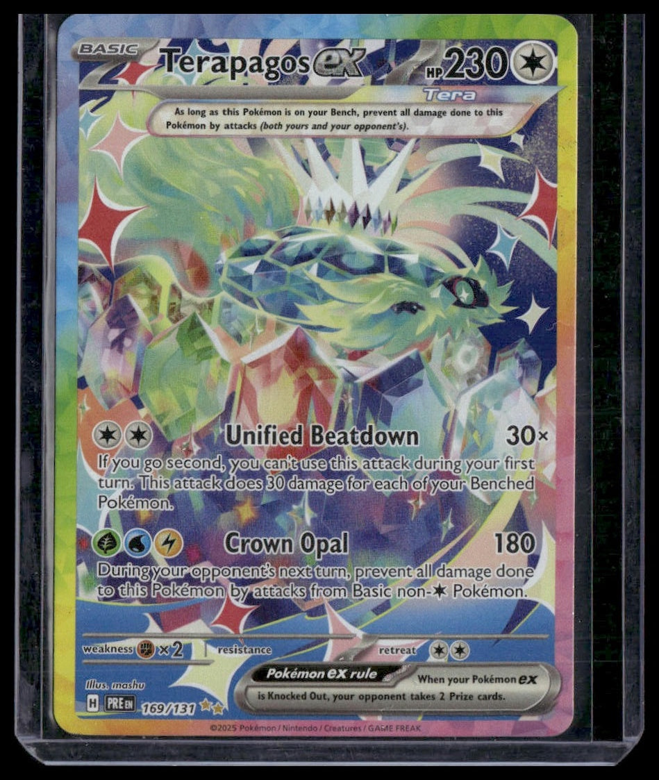Terapagos ex #169/131 Prismatic Evolutions NM